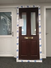 Brown Composite Front Door