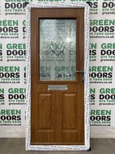 GOLDEN OAK FRONT DOOR TRIPLE