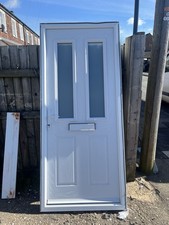 White Composite Front Door