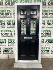 BLACK COMPOSITE FRONT DOOR