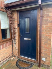 Composite Front Door, Blue. By