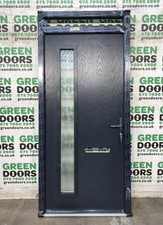 GREY COMPOSITE FRONT DOOR WITH